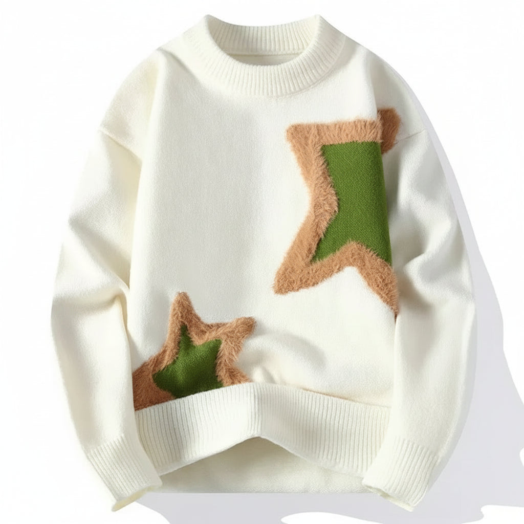 Fuzzy Star Knit 111
