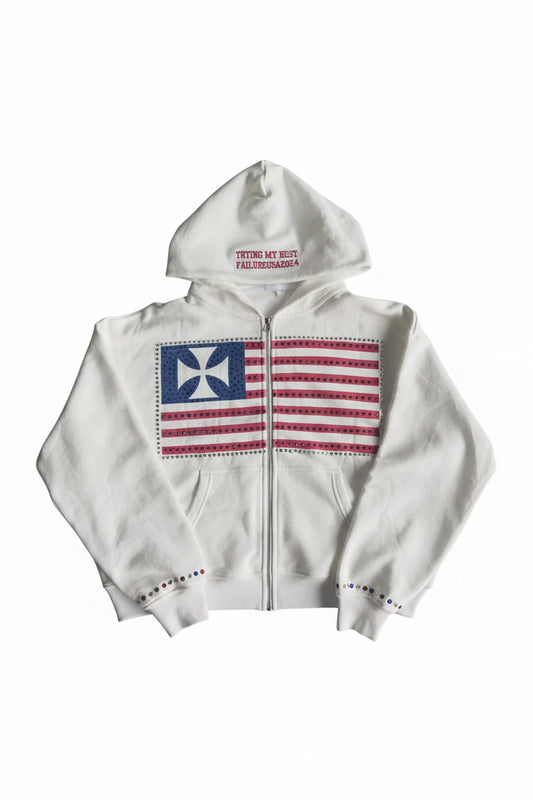 Duality Flag Zip-Up 071