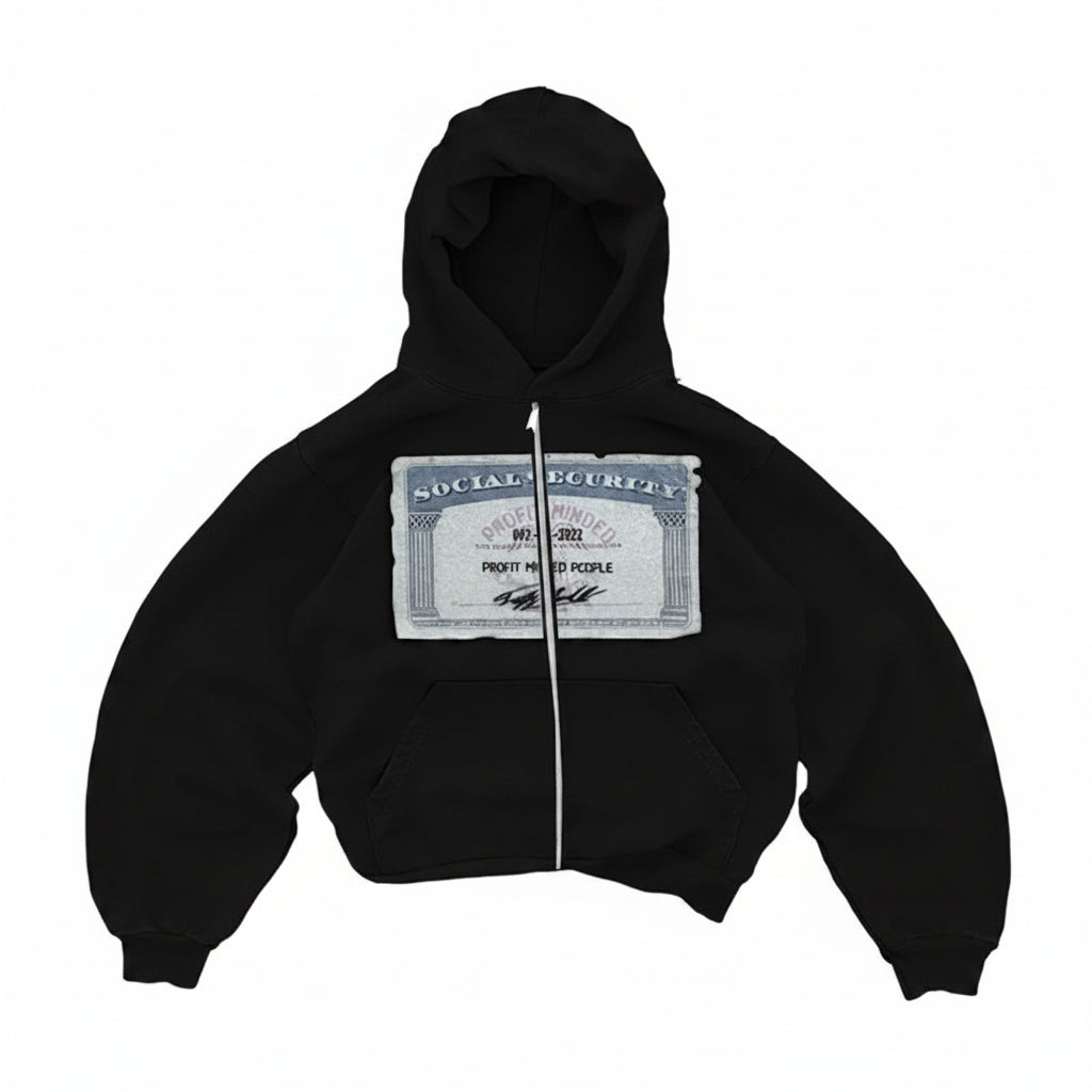 Social Security Zip-Up 022