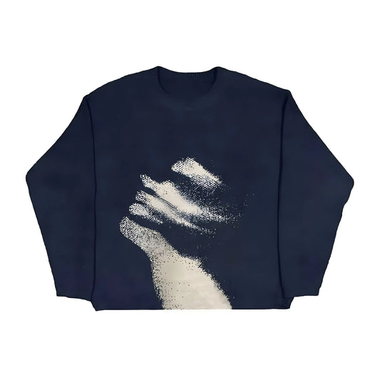 Visage Abstract Knit Sweater 003