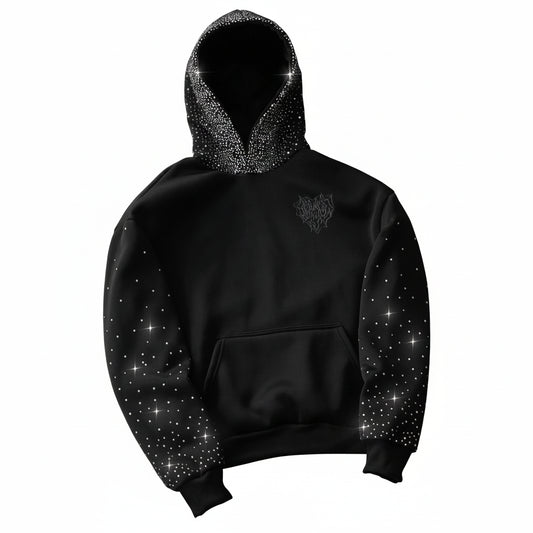 Rhinestone "Web" Hoodie 117