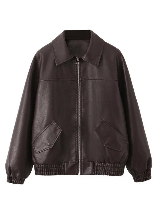 Eclipse Leather Bomber 047
